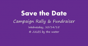 Rally + Fundraiser - Save The Date